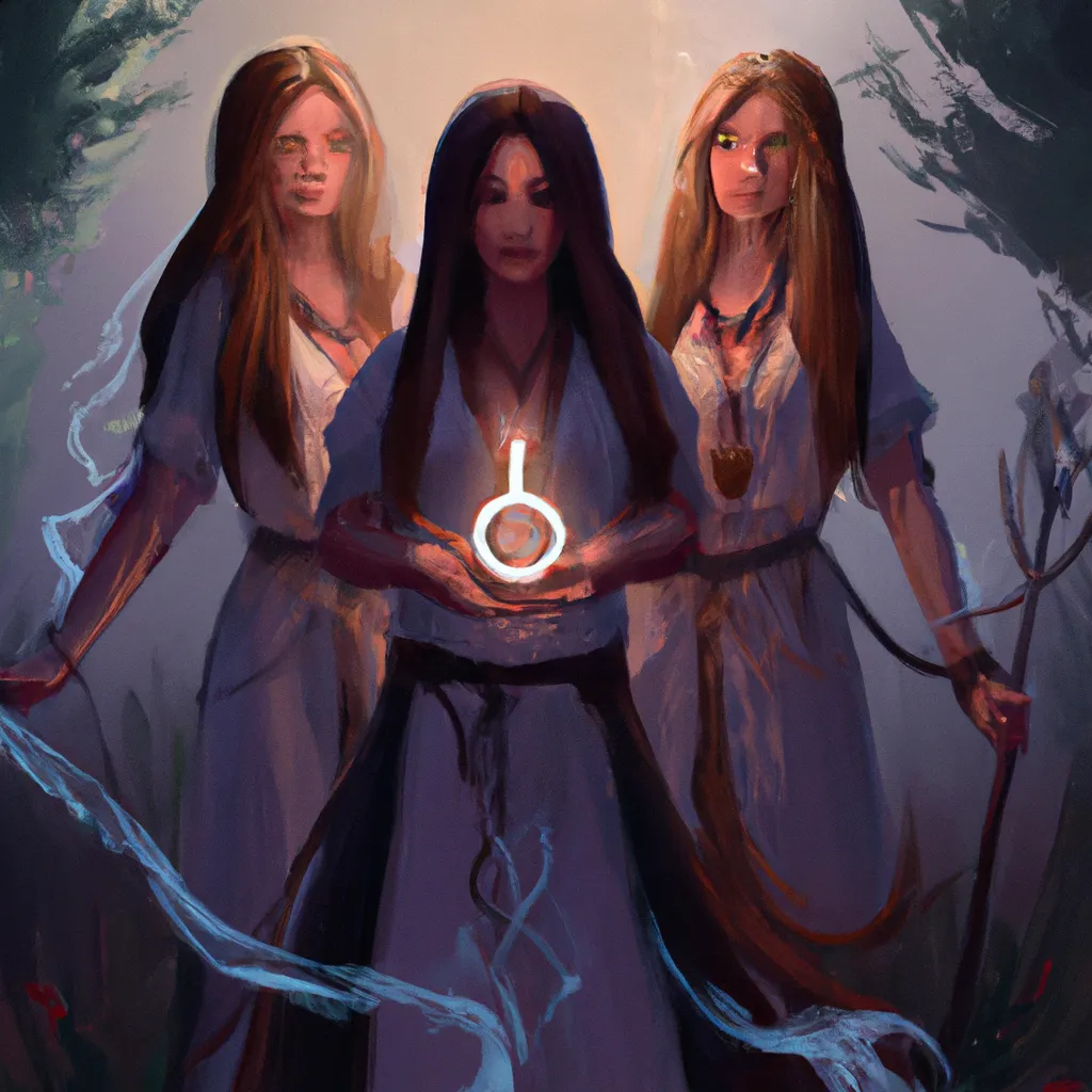 Imagem wicca triplice