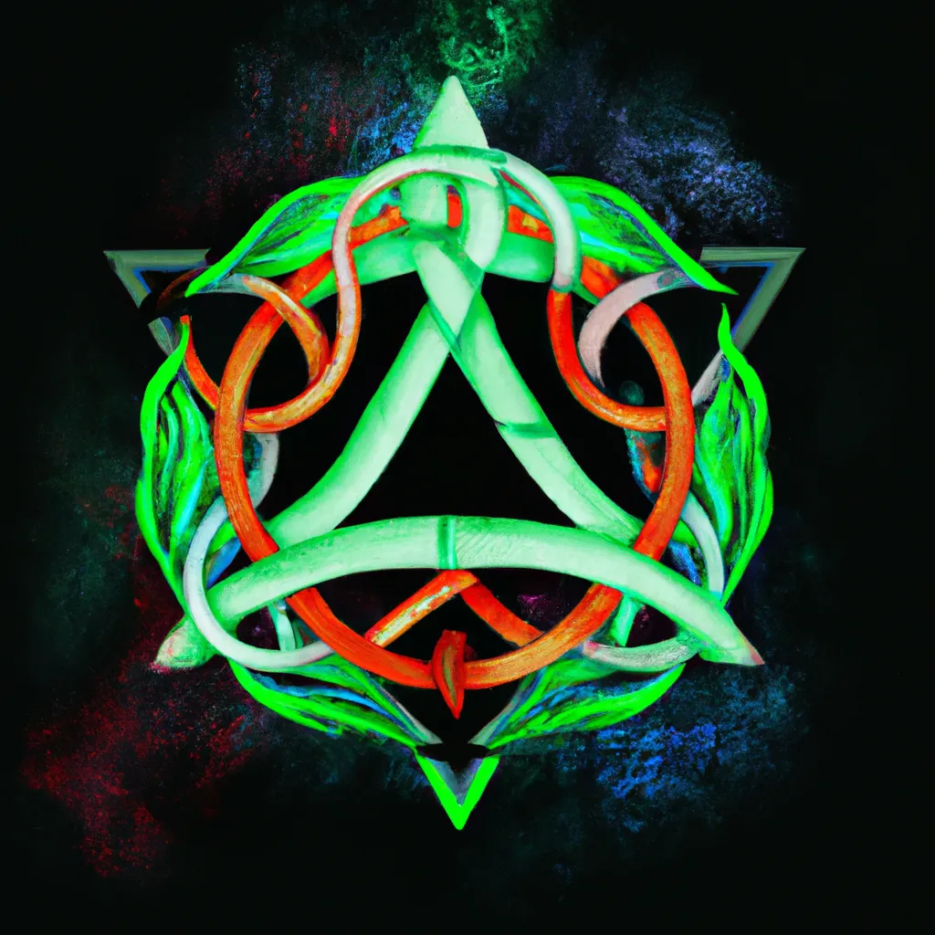 Imagem wicca triquetra
