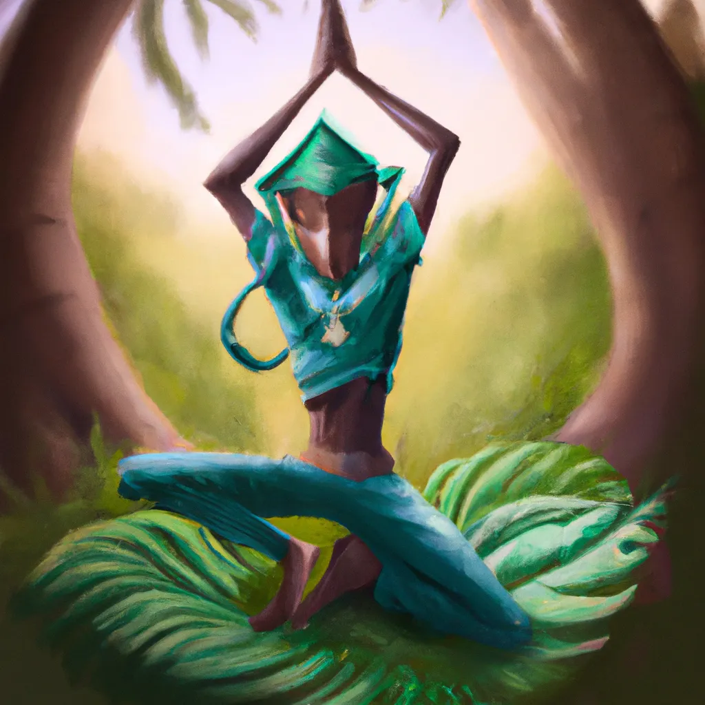 Imagem yoga vegano