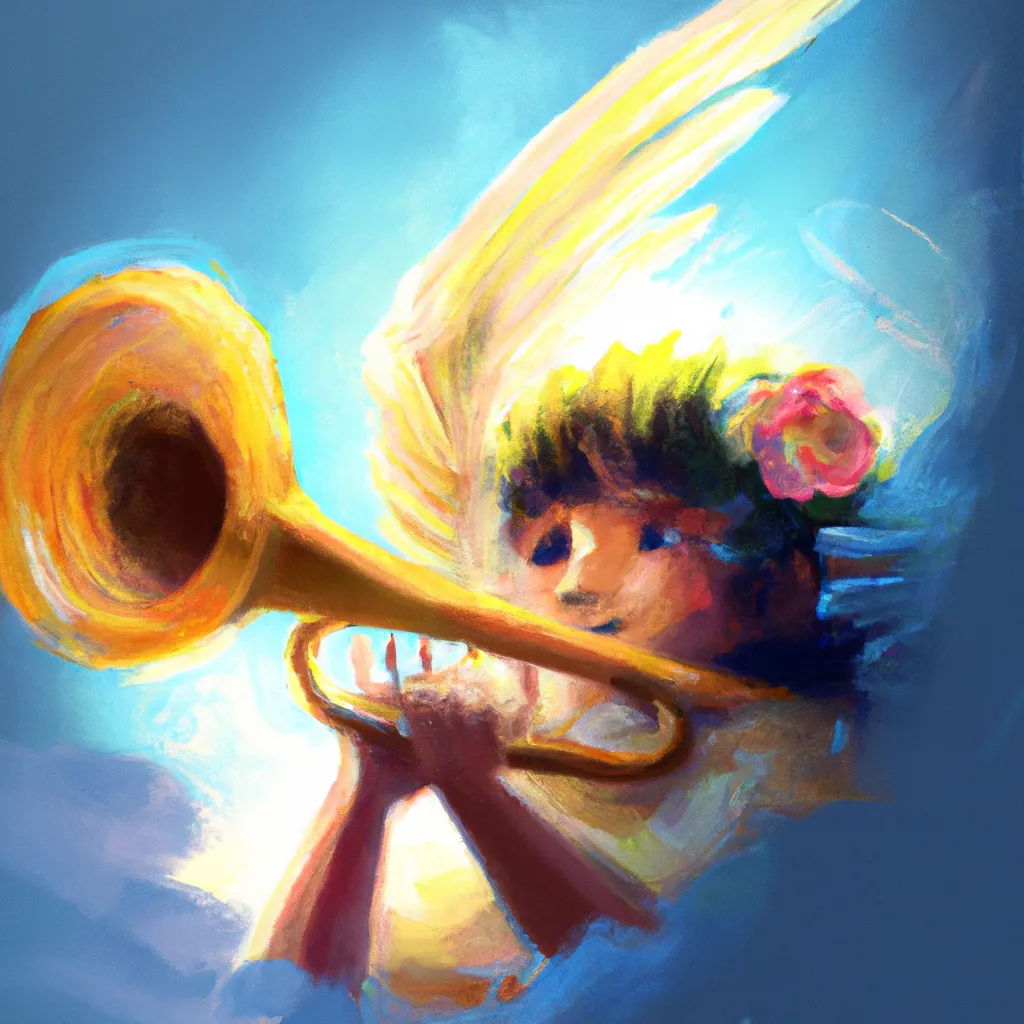 Anjos Tocando Trombetas: O Som Celestial que Encanta os Corações! 6 Imagens anjo tocando trombeta