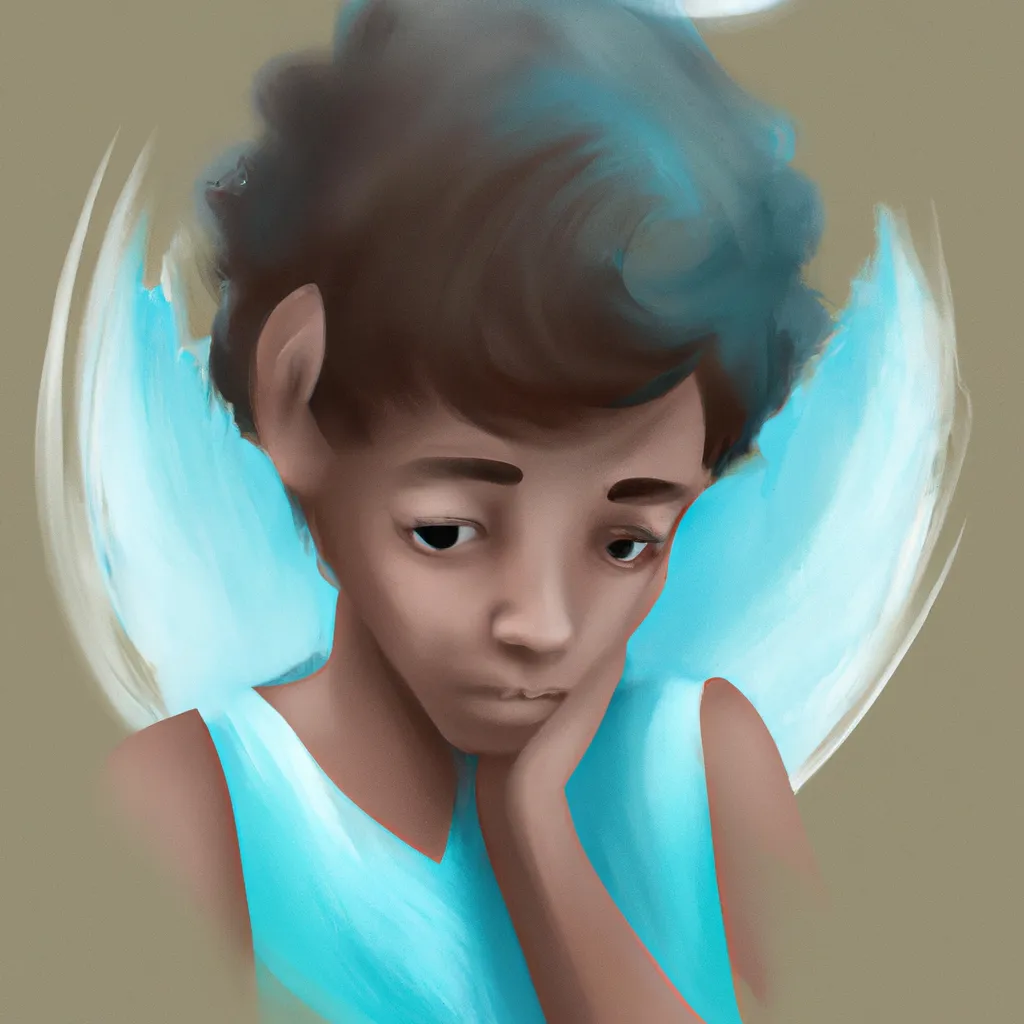 Imagens anjo triste