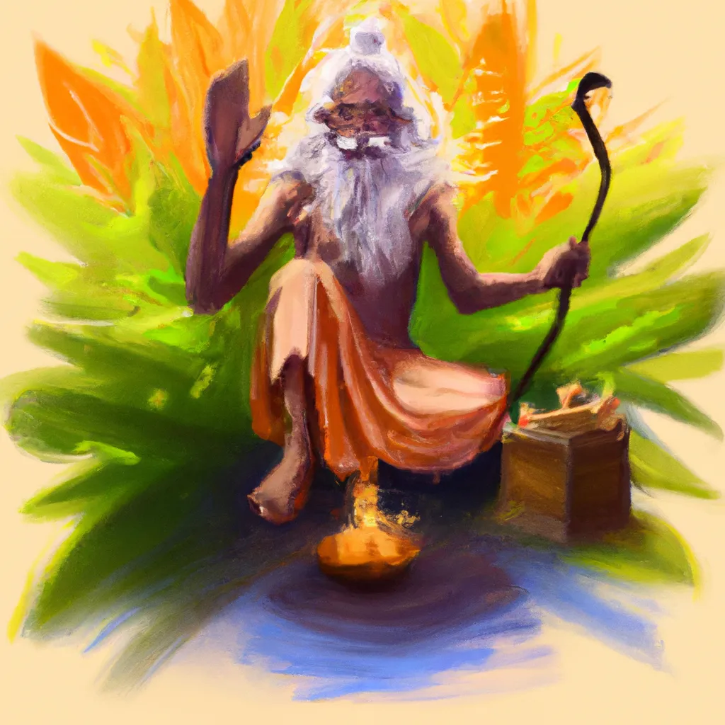 Imagens ayurveda historia