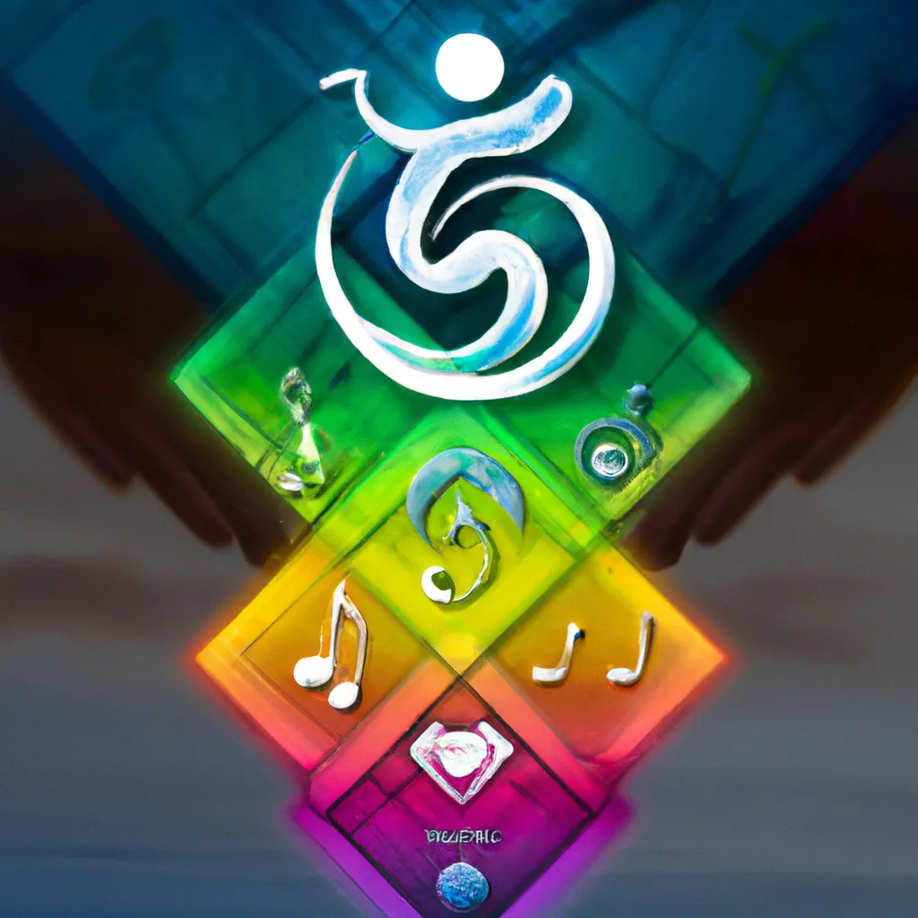 Imagens chakras y notas musicales