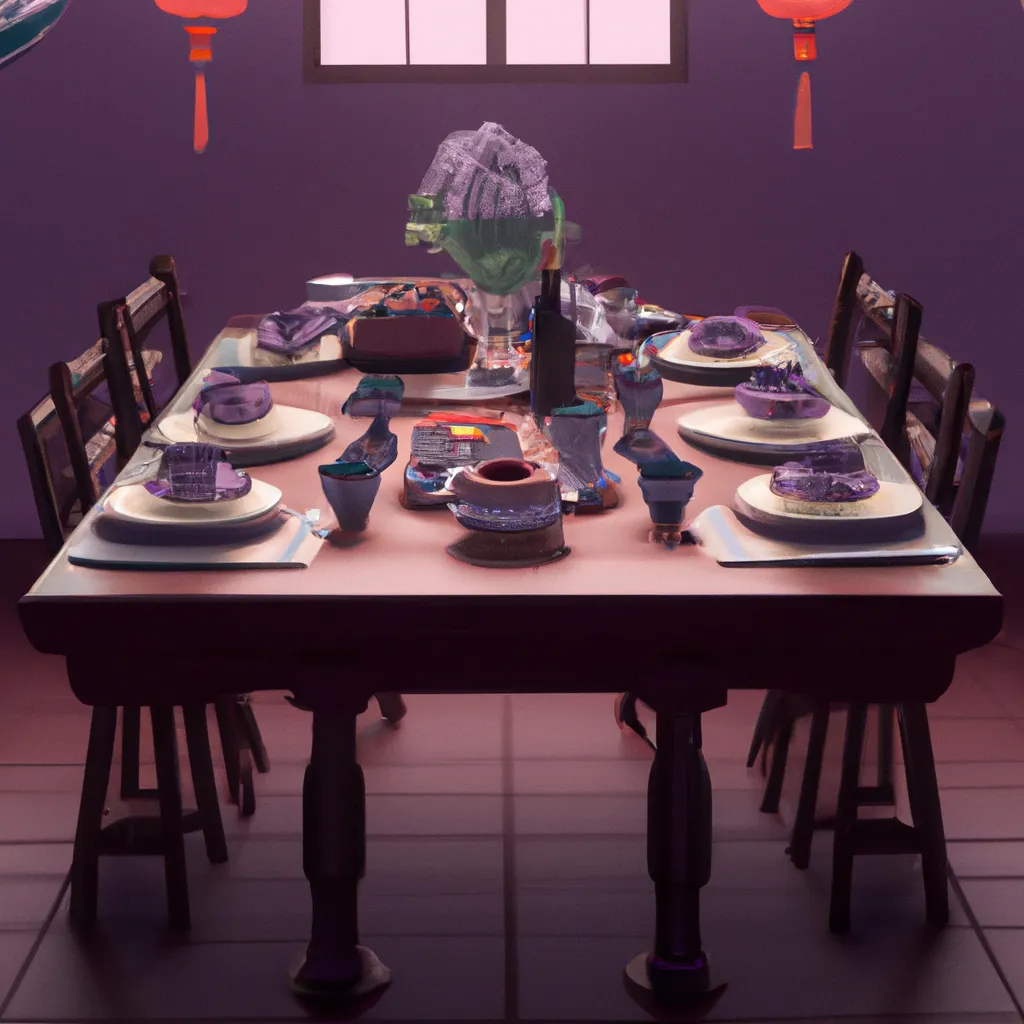 Imagens feng shui mesa de jantar