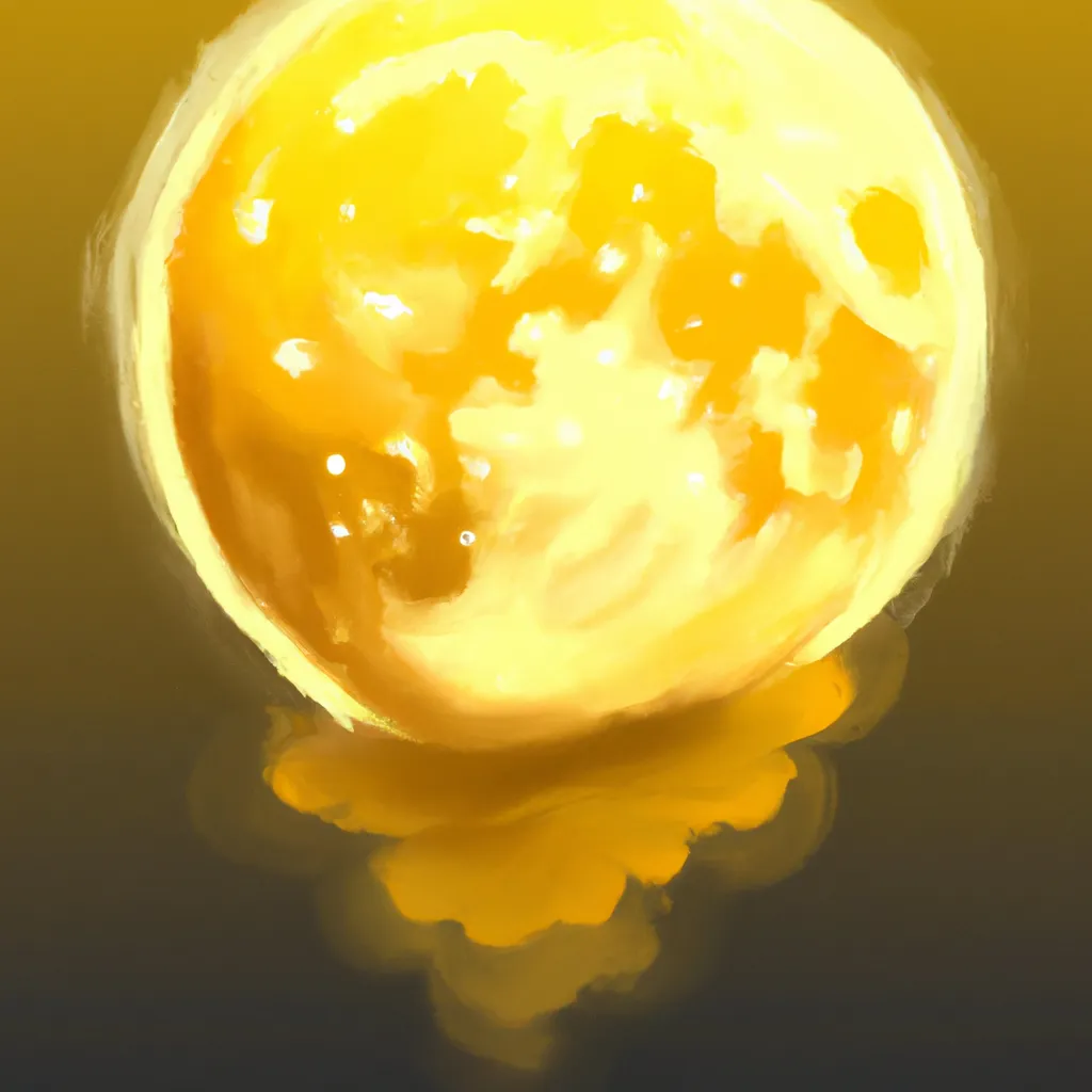 Imagens lua amarela