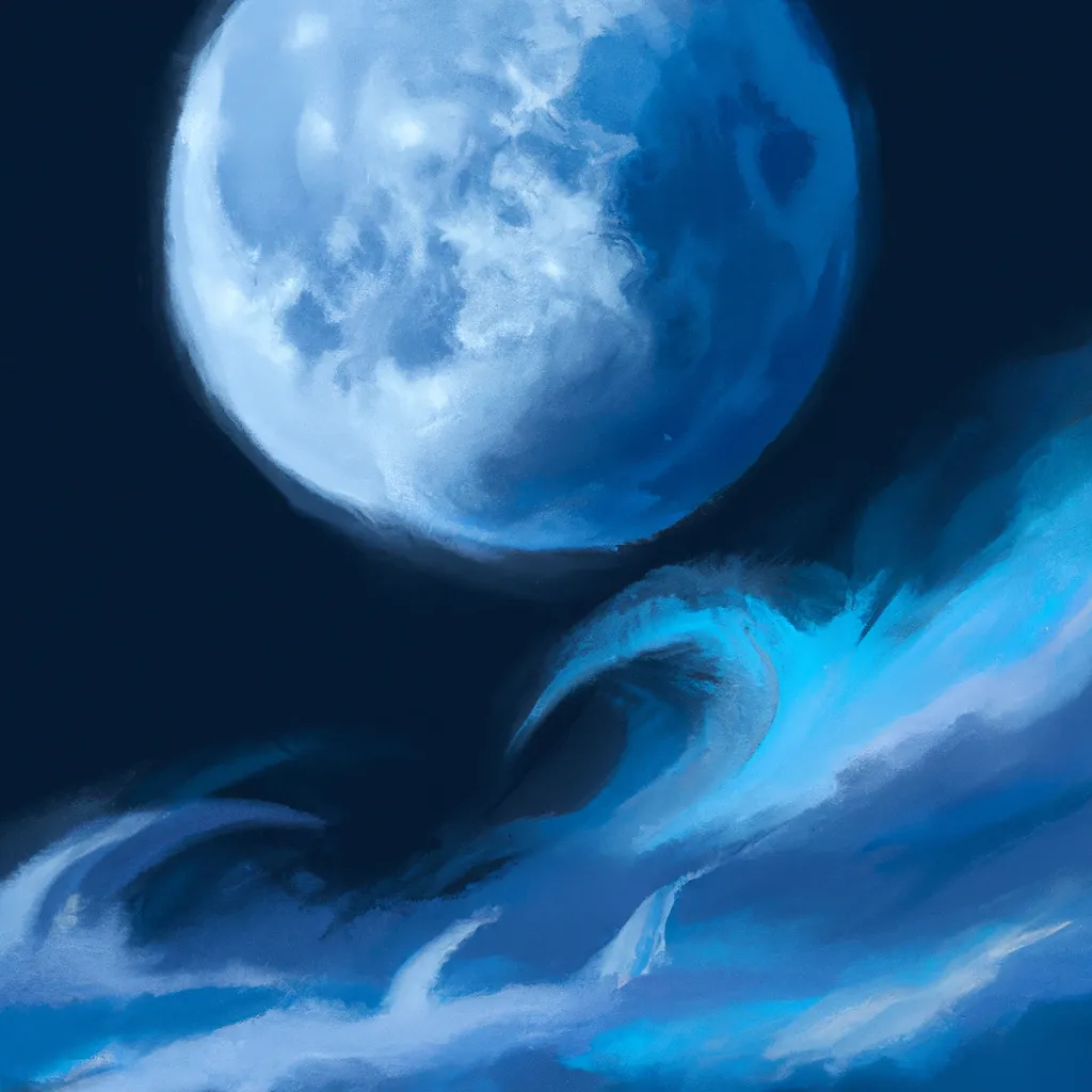 Imagens lua azul