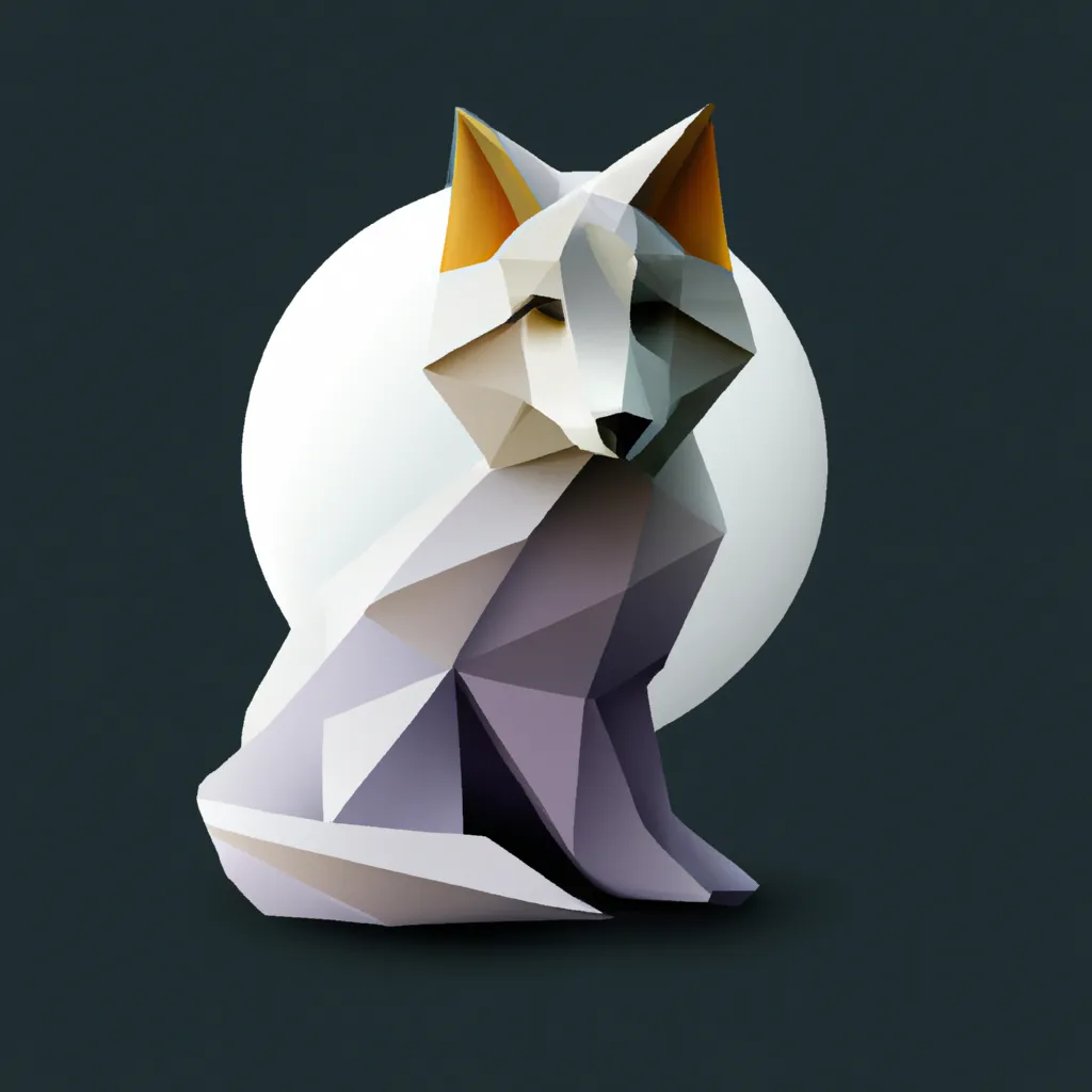 Imagens lua origami