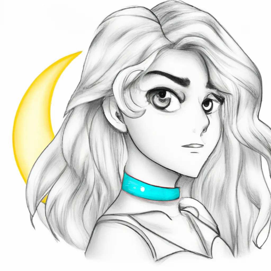 Imagens lua para colorir