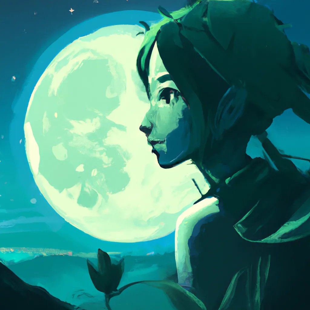 Imagens lua verde