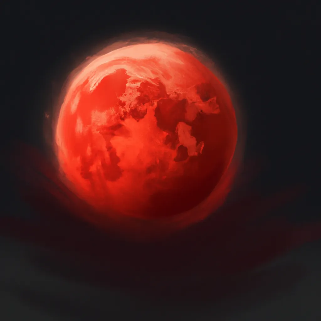 Imagens lua vermelha