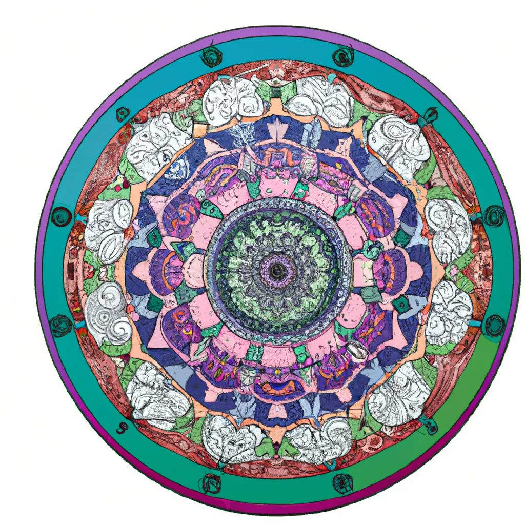 Transforme Sua Parede em um Oásis de Harmonia com Mandala Adesivo! 6 Imagens mandala adesivo parede