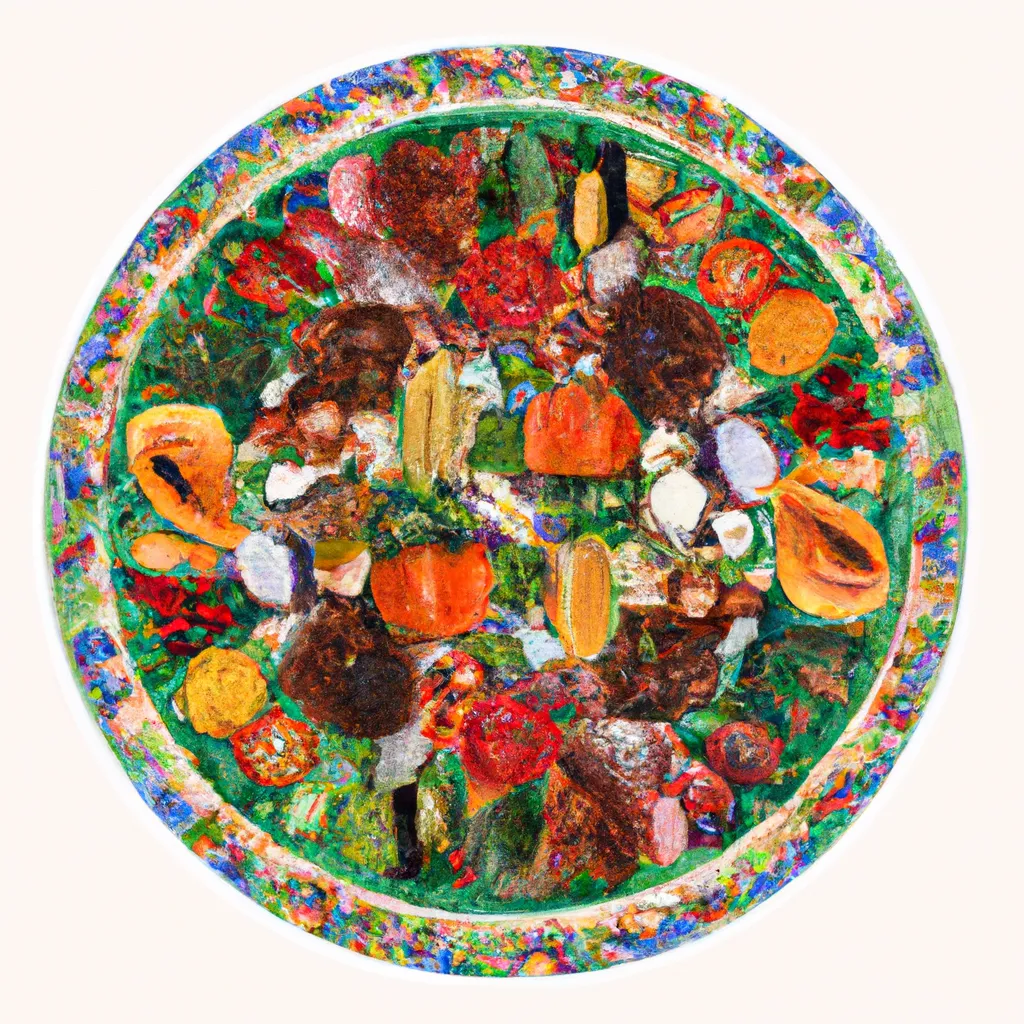 Imagens mandala alimentos