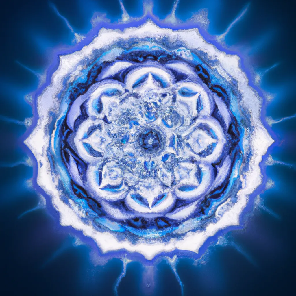 Imagens mandala azul