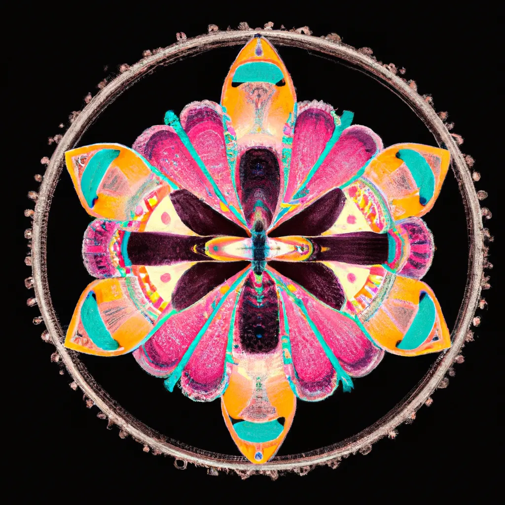 Mandala Borboleta: Desvende a Magia de um Desenho Milenar e Crie Suas Próprias Obras de Arte! 6 Imagens mandala borboleta