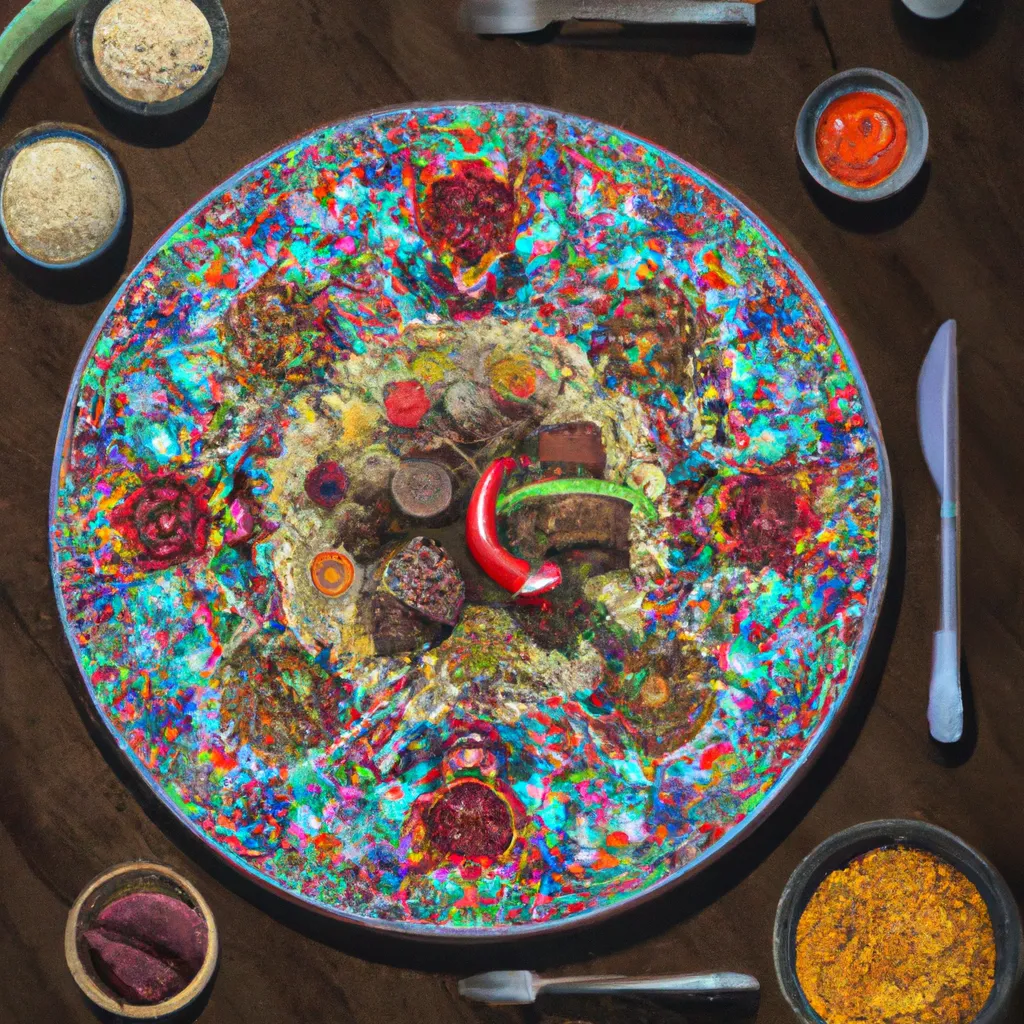 Imagens mandala comidas especiais