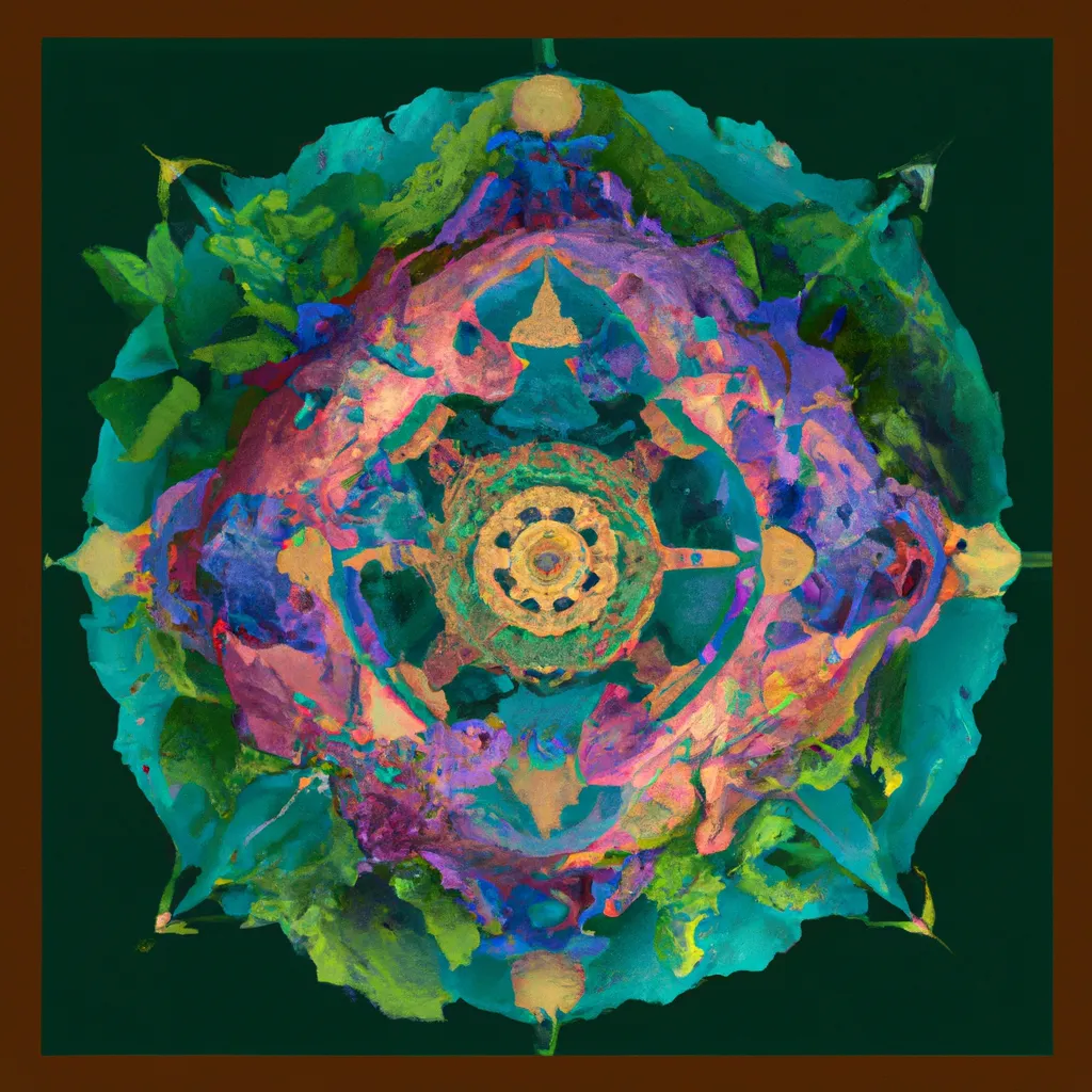 Imagens mandala jardim secreto