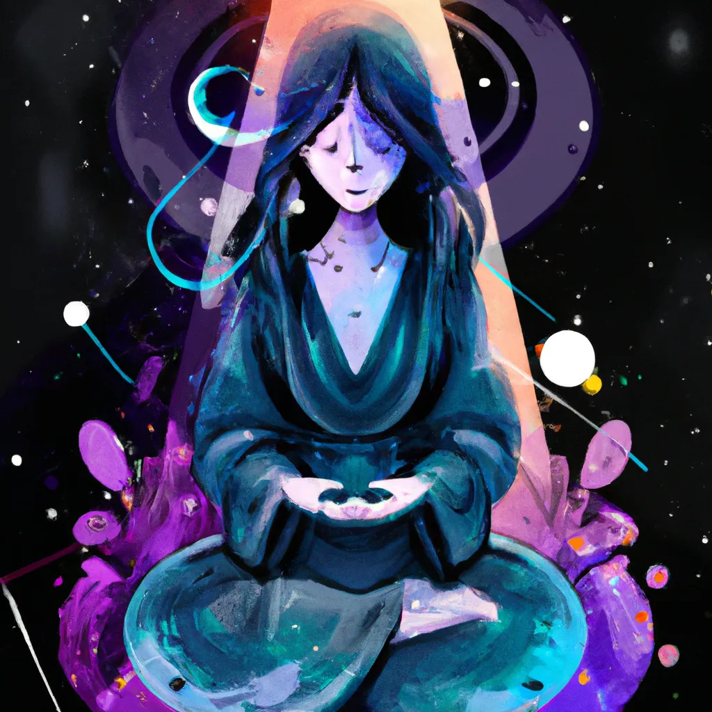 Imagens meditacao quantica prosperidade