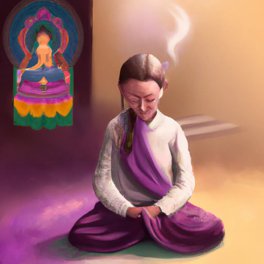 Imagens meditacao tibetana
