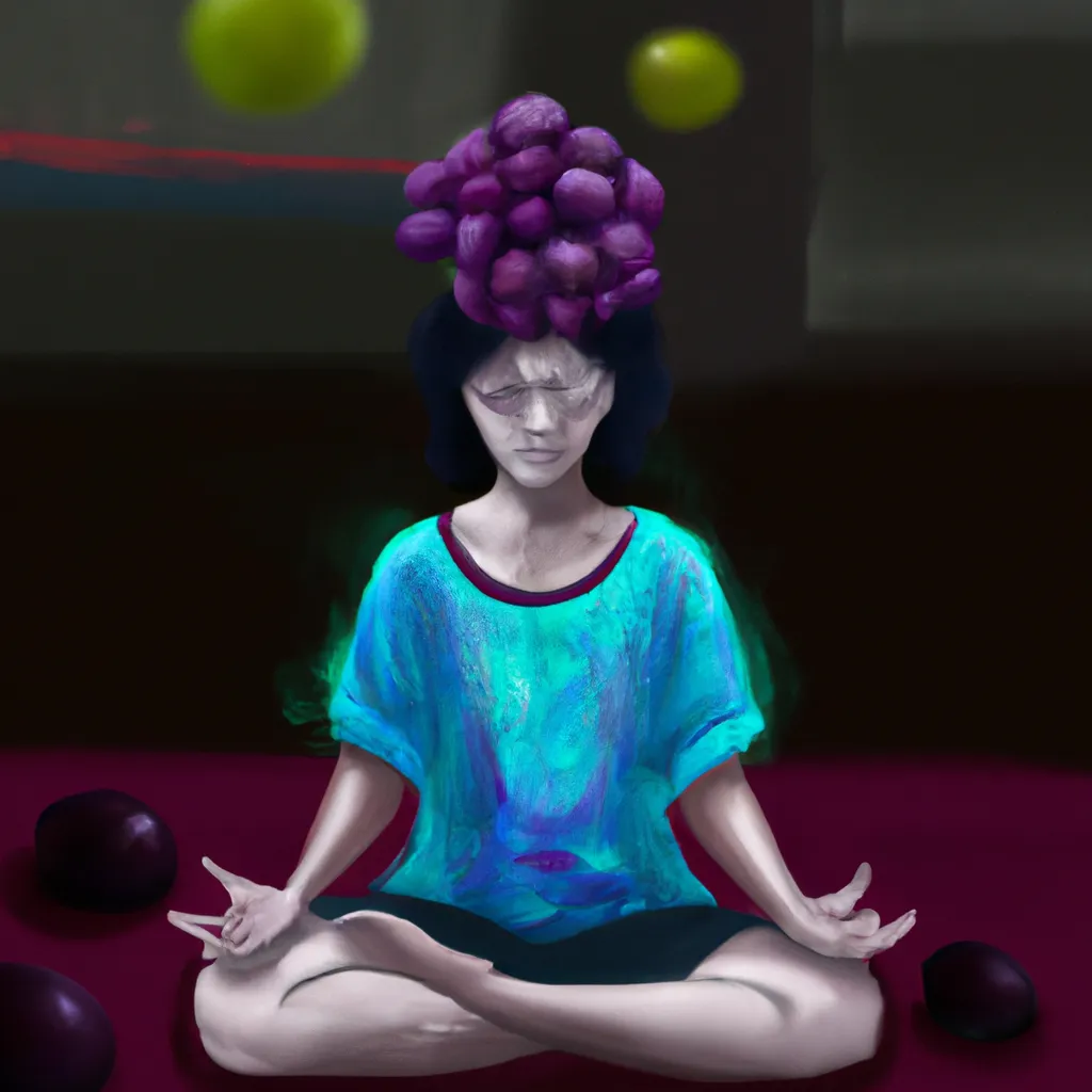 Imagens meditacao uva passa