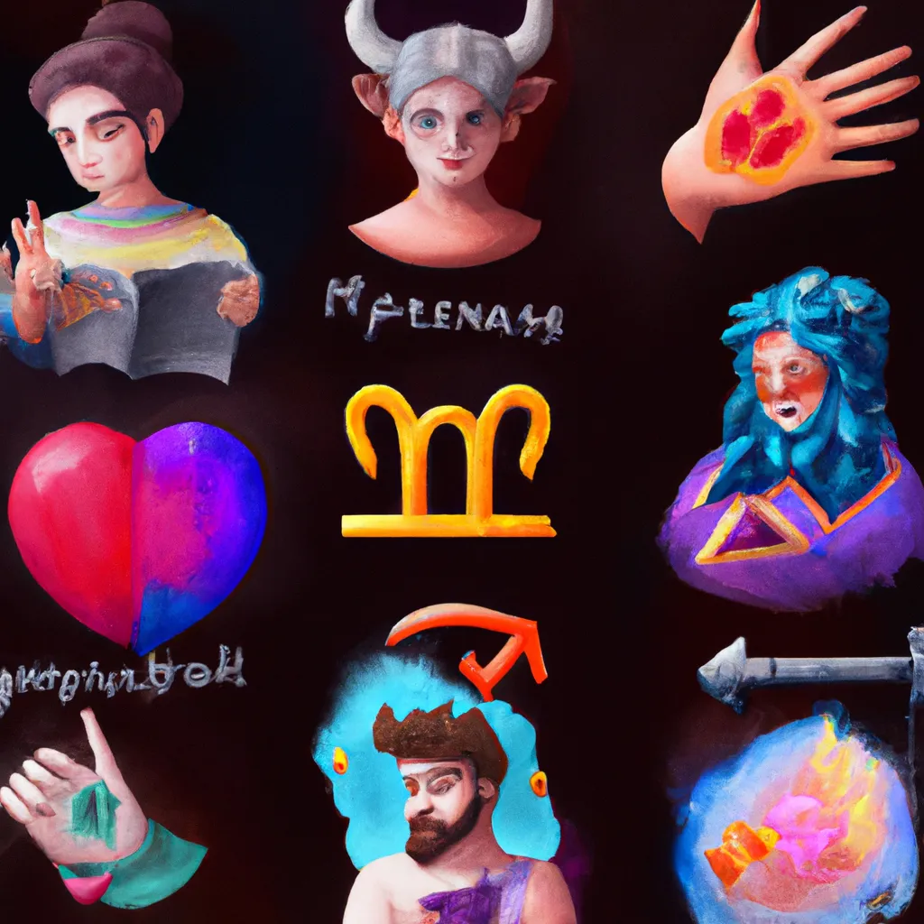 Imagens signos caracteristicas