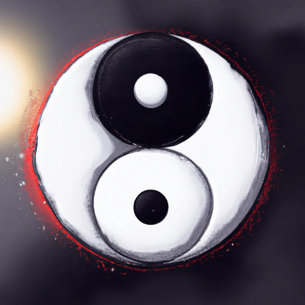 Imagens signos yin e yang