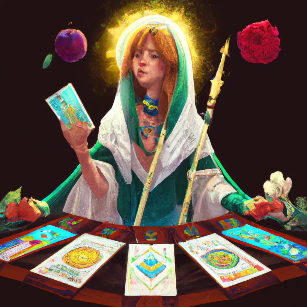 Imagens tarot trabalho
