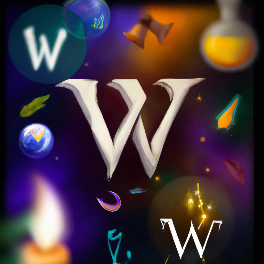 Imagens wicca alfabeto