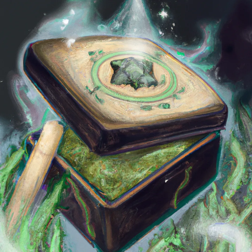 Imagens wicca kief box for sale