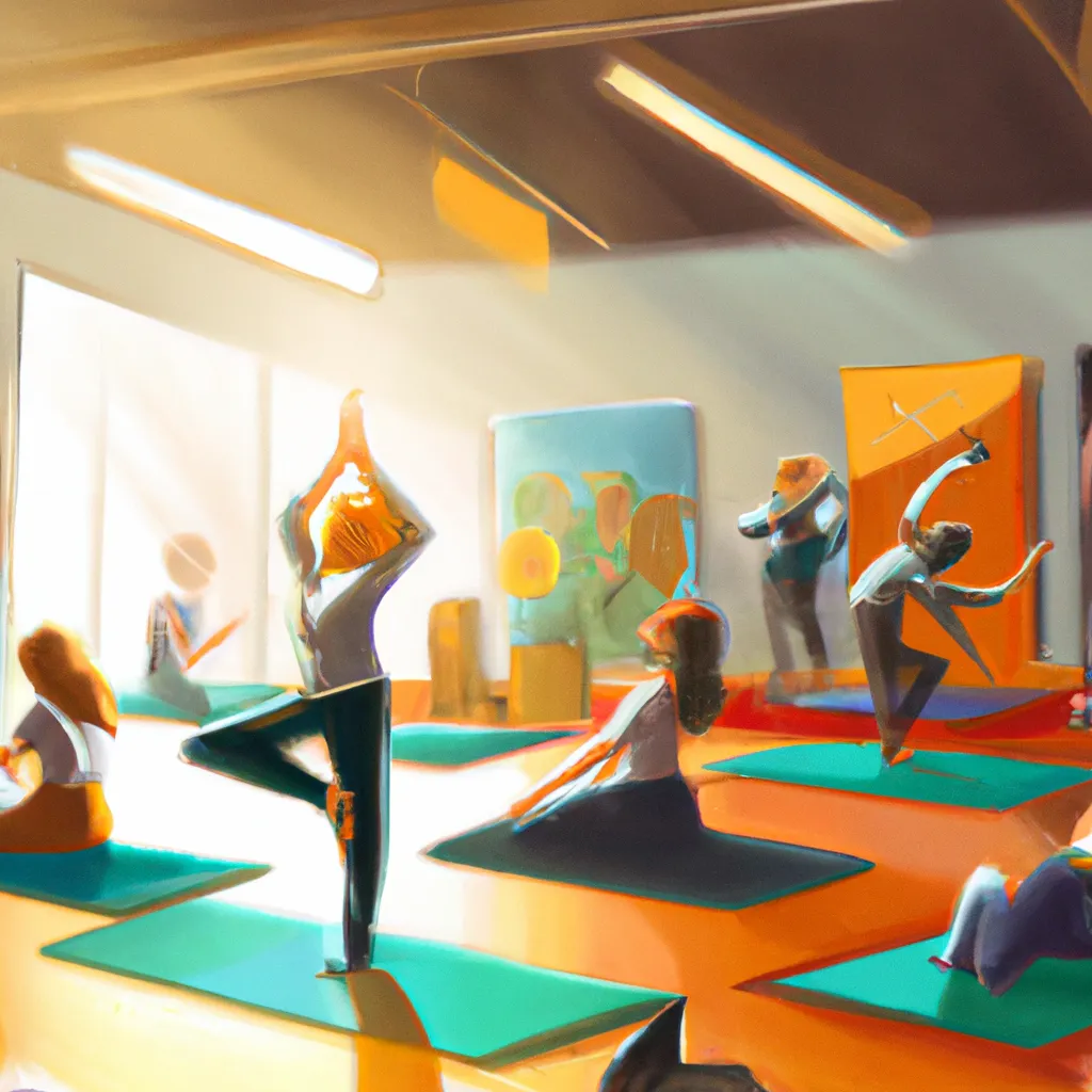 Imagens yoga aula