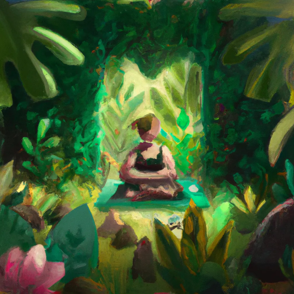 Imagens yoga jardins