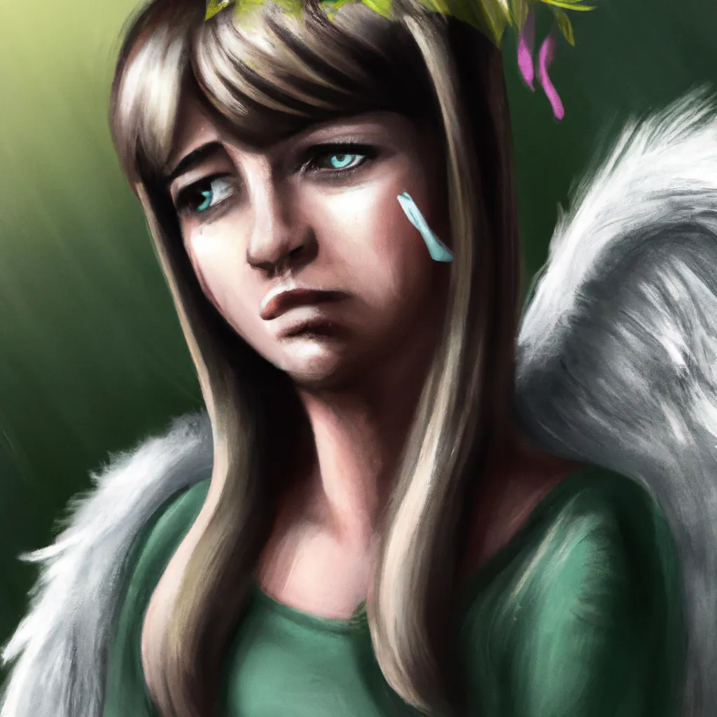 Passo Passo anjo chorando