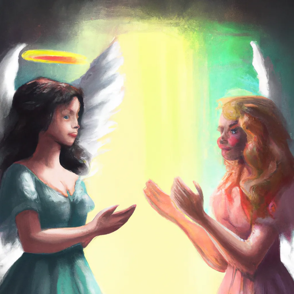 Passo Passo anjo fala com maria