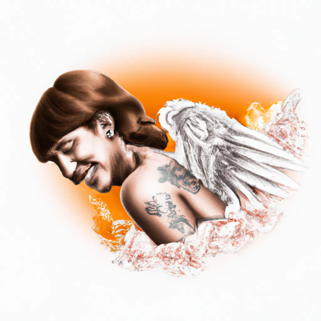 Passo Passo anjo tattoo