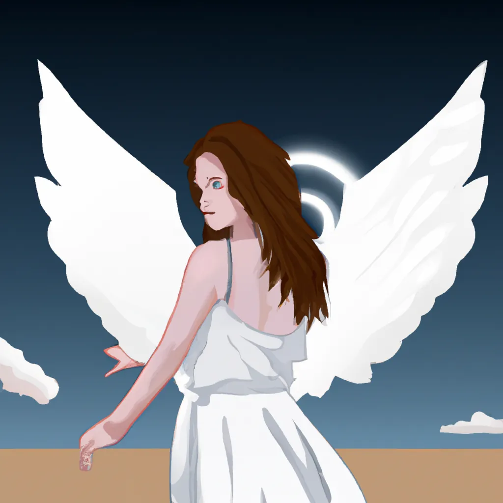 Passo Passo anjo vetor