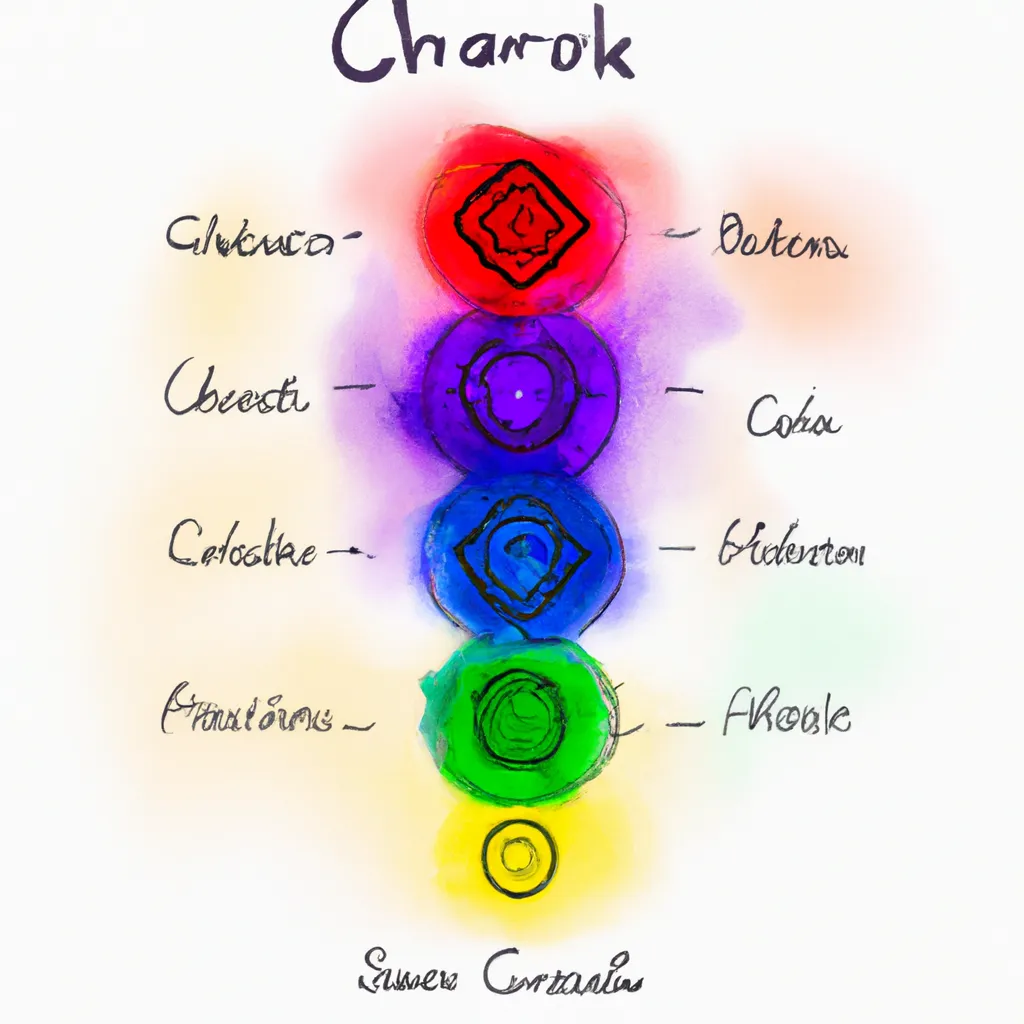Passo Passo chakras with colors