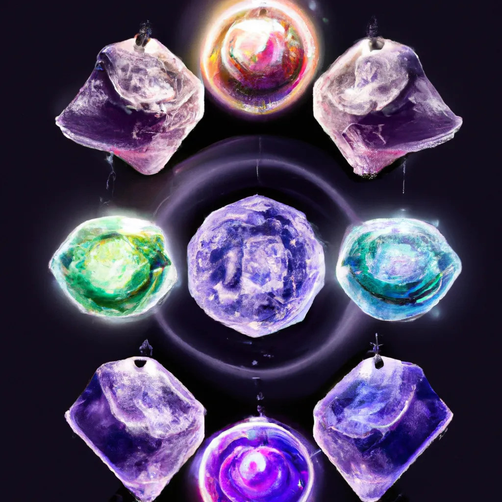 Passo Passo chakras with crystals
