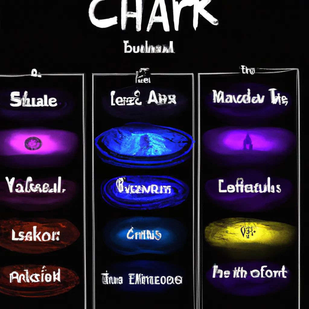Passo Passo chakras with names