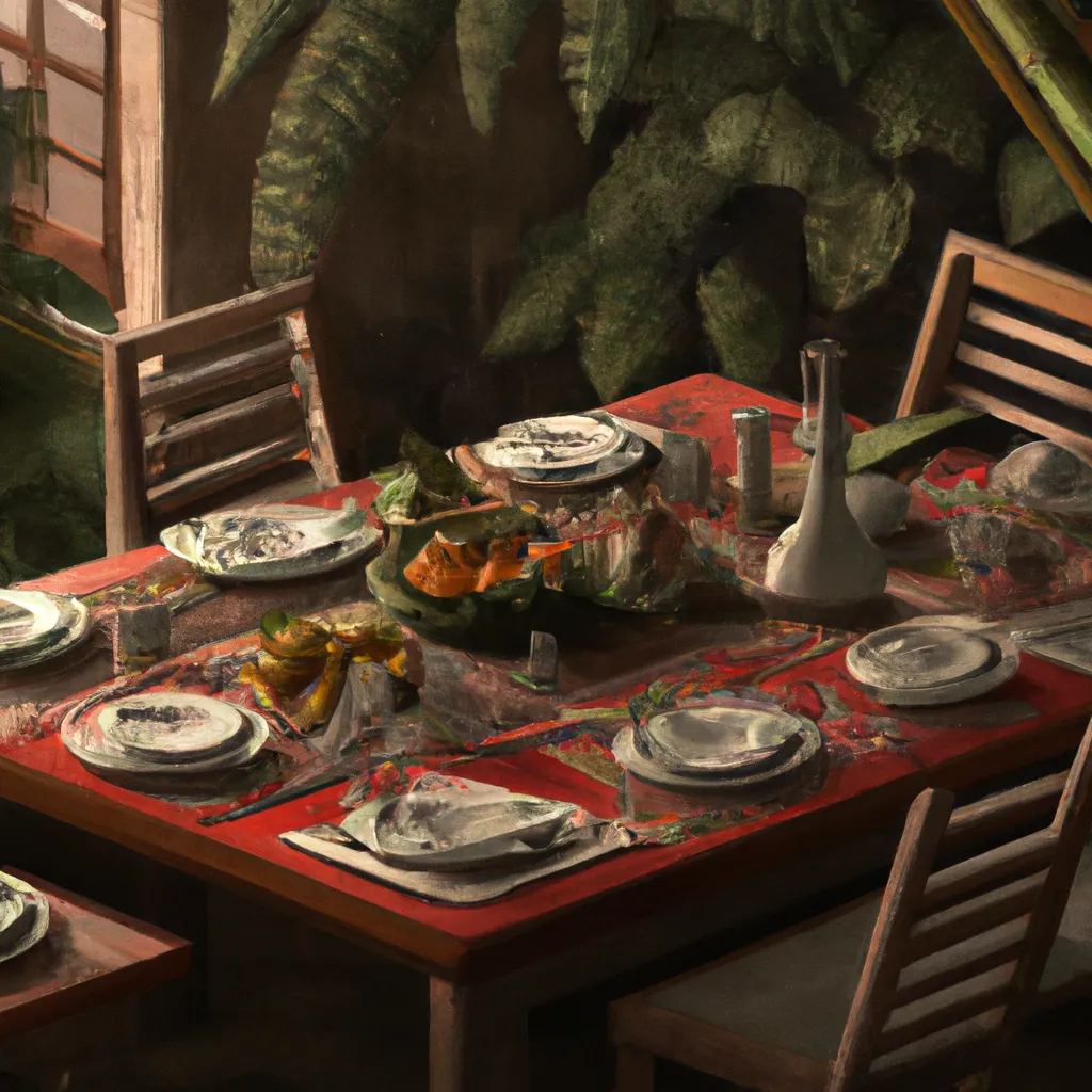 Passo Passo feng shui mesa de jantar
