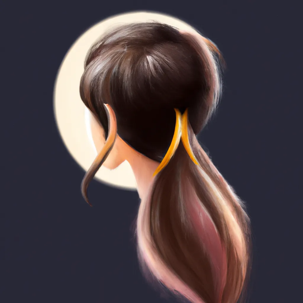 Passo Passo lua para cortar cabelo