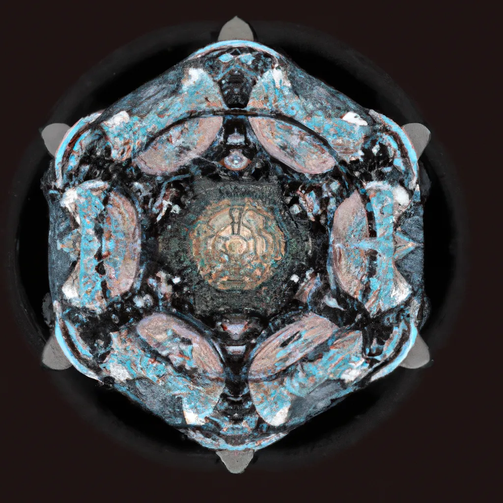 Passo Passo mandala com espelho