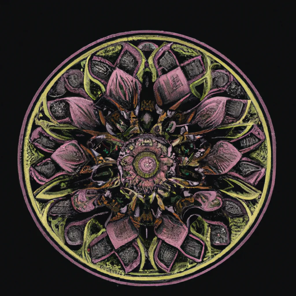 Passo Passo mandala em ingles