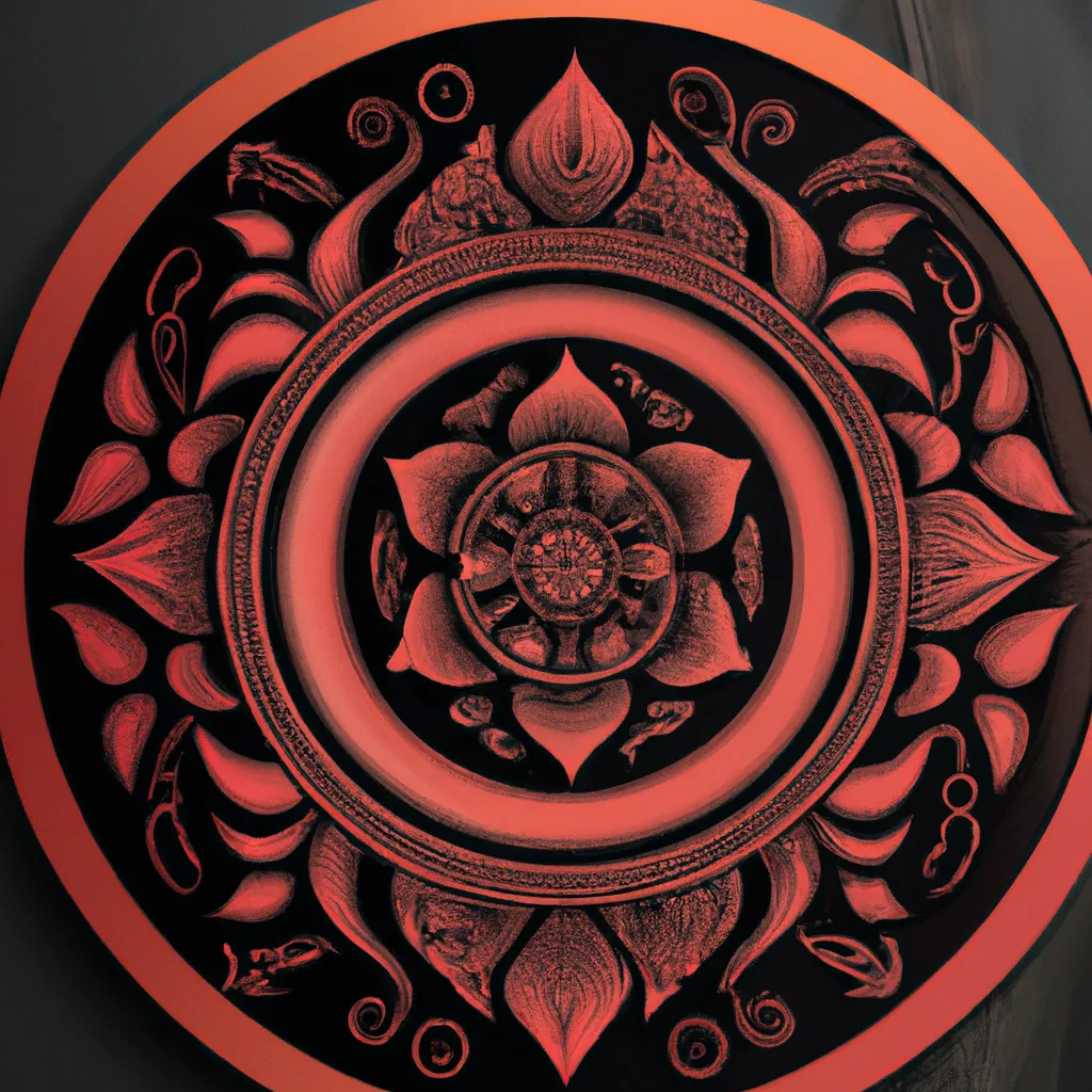 Passo Passo mandala em mdf