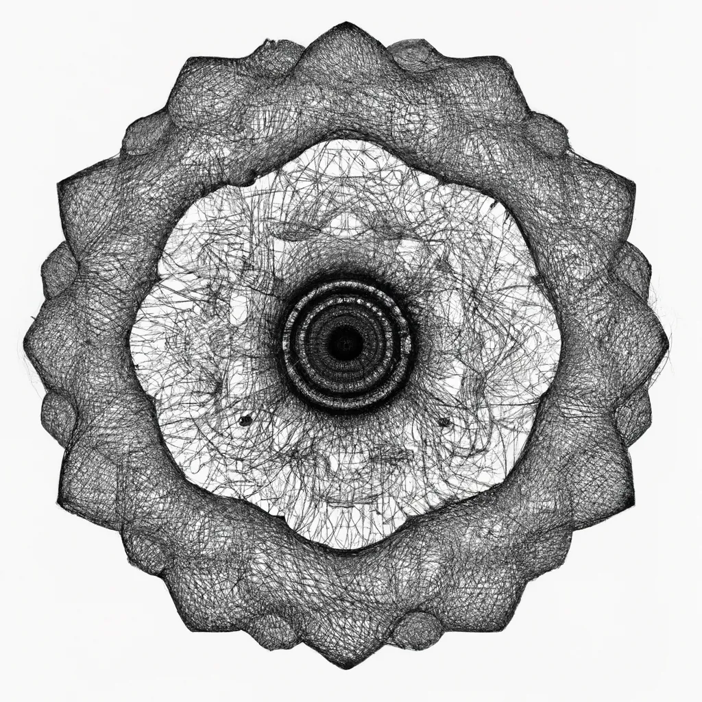 Passo Passo mandala em pontilhismo
