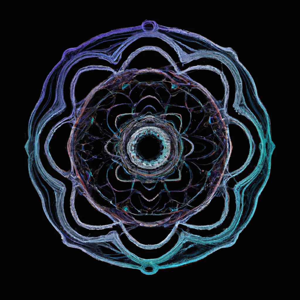 Passo Passo mandala fio de malha