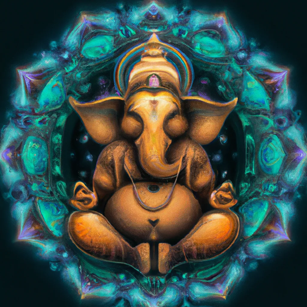 Passo Passo mandala ganesha