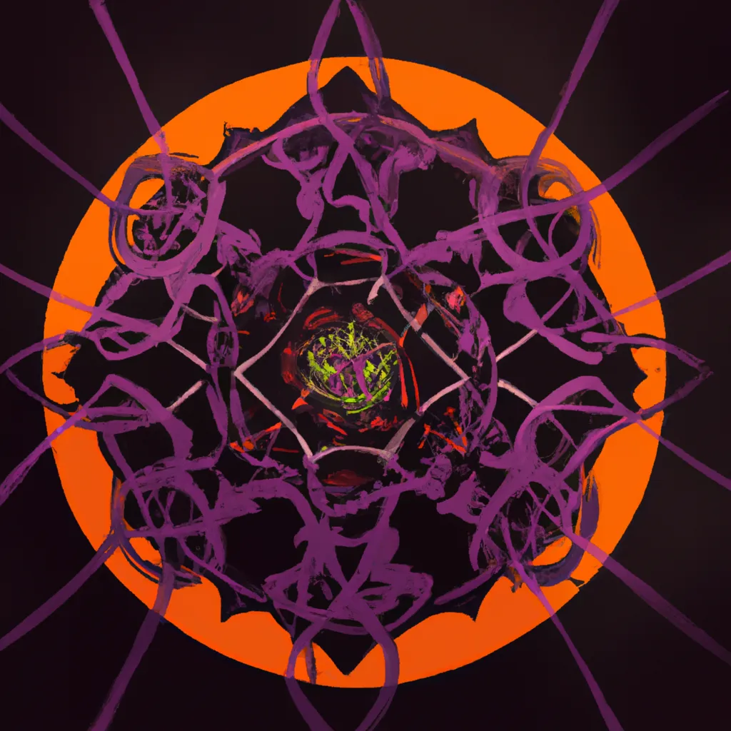 Passo Passo mandala halloween