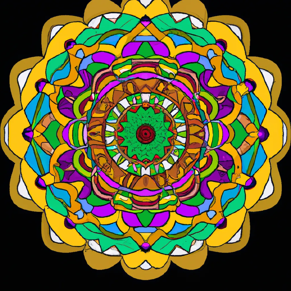 Passo Passo mandala infantil