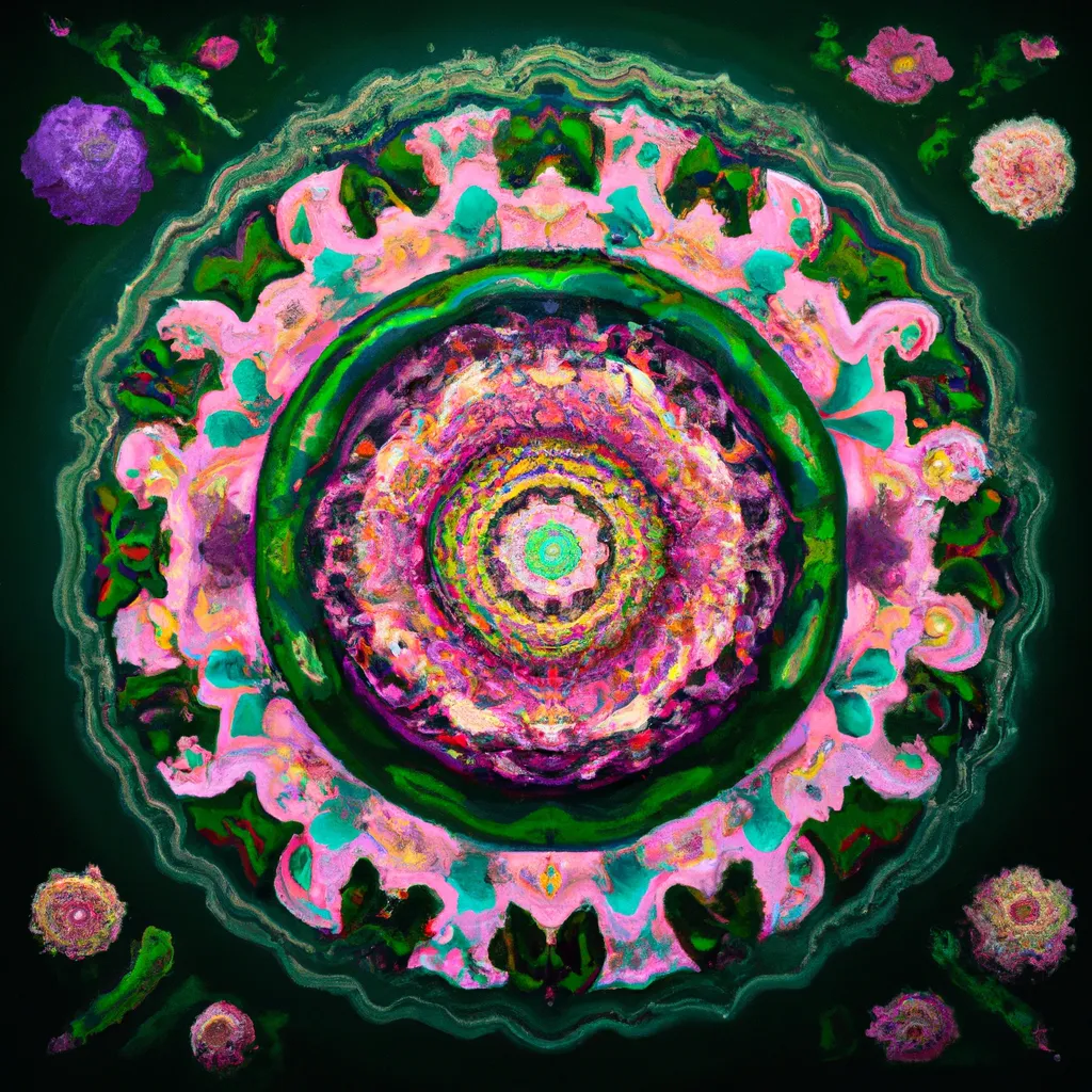 Passo Passo mandala jardim secreto
