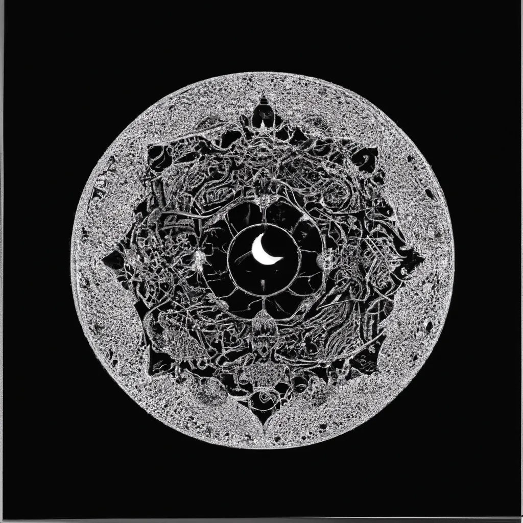 Passo Passo mandala lunar para imprimir