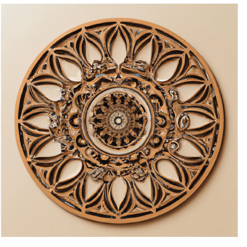 Passo Passo mandala mdf cru